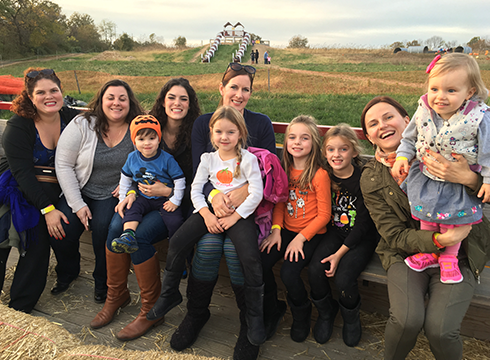 Group reservation for hay ride Bucks County