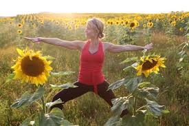 sunflower yoga