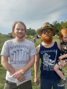 Men at Redhead Celebration Day Event