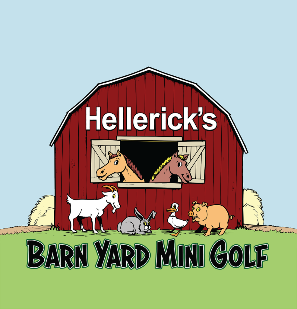 Barn Yard Mini golf putt putt logo